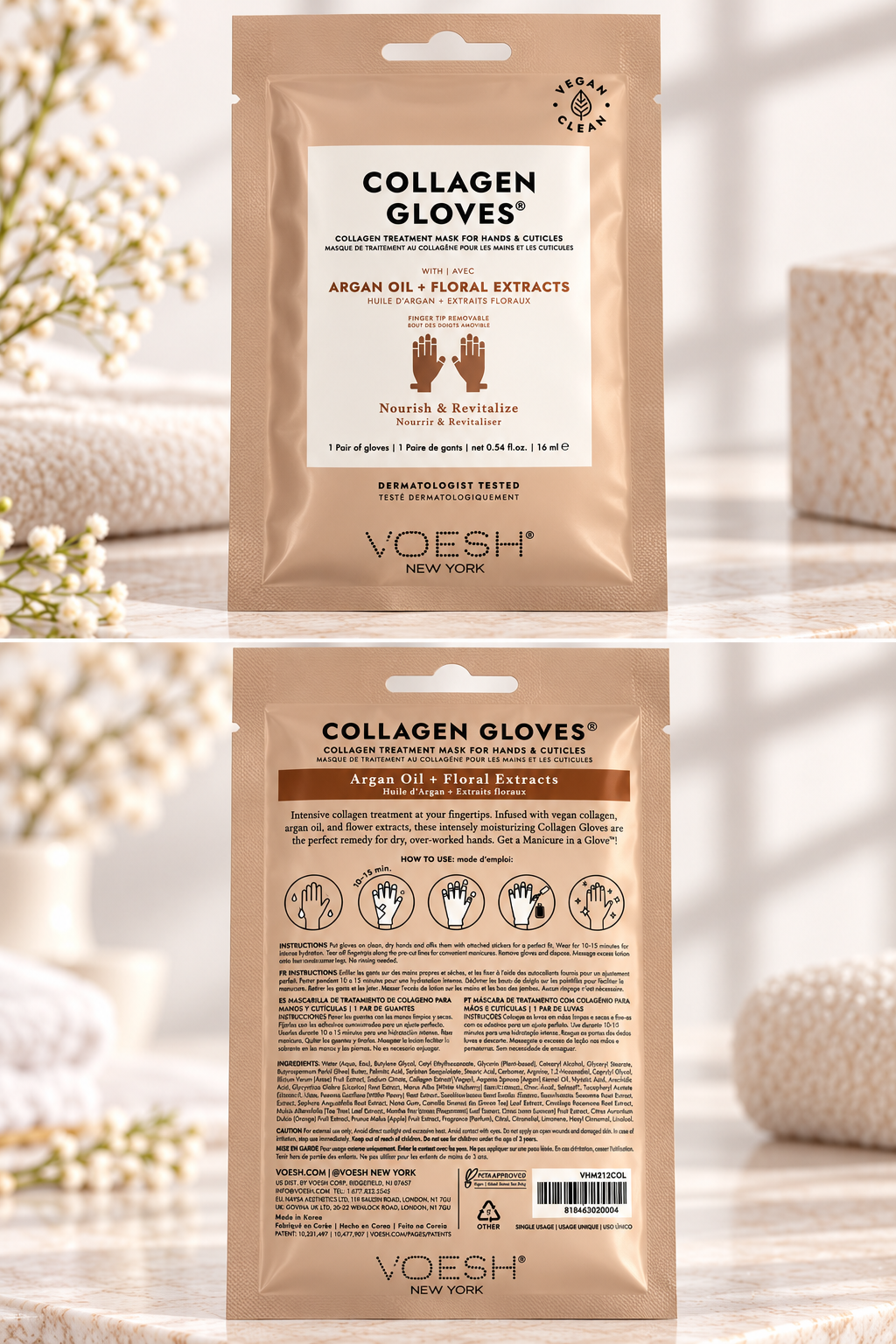 VOESH Collagen Gloves with Argan Oil