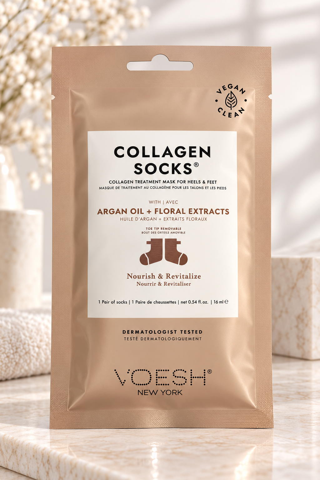 VOESH Collagen Socks with Argan Oil