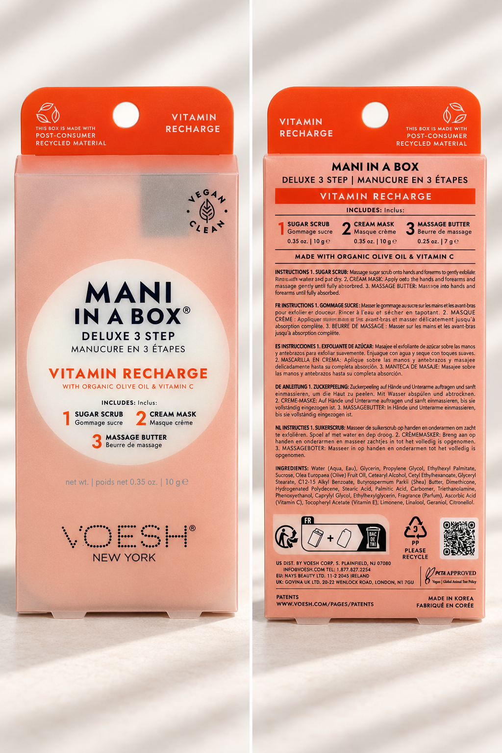 VOESH Mani in a Box Deluxe 3 Step-Vitamin Recharge
