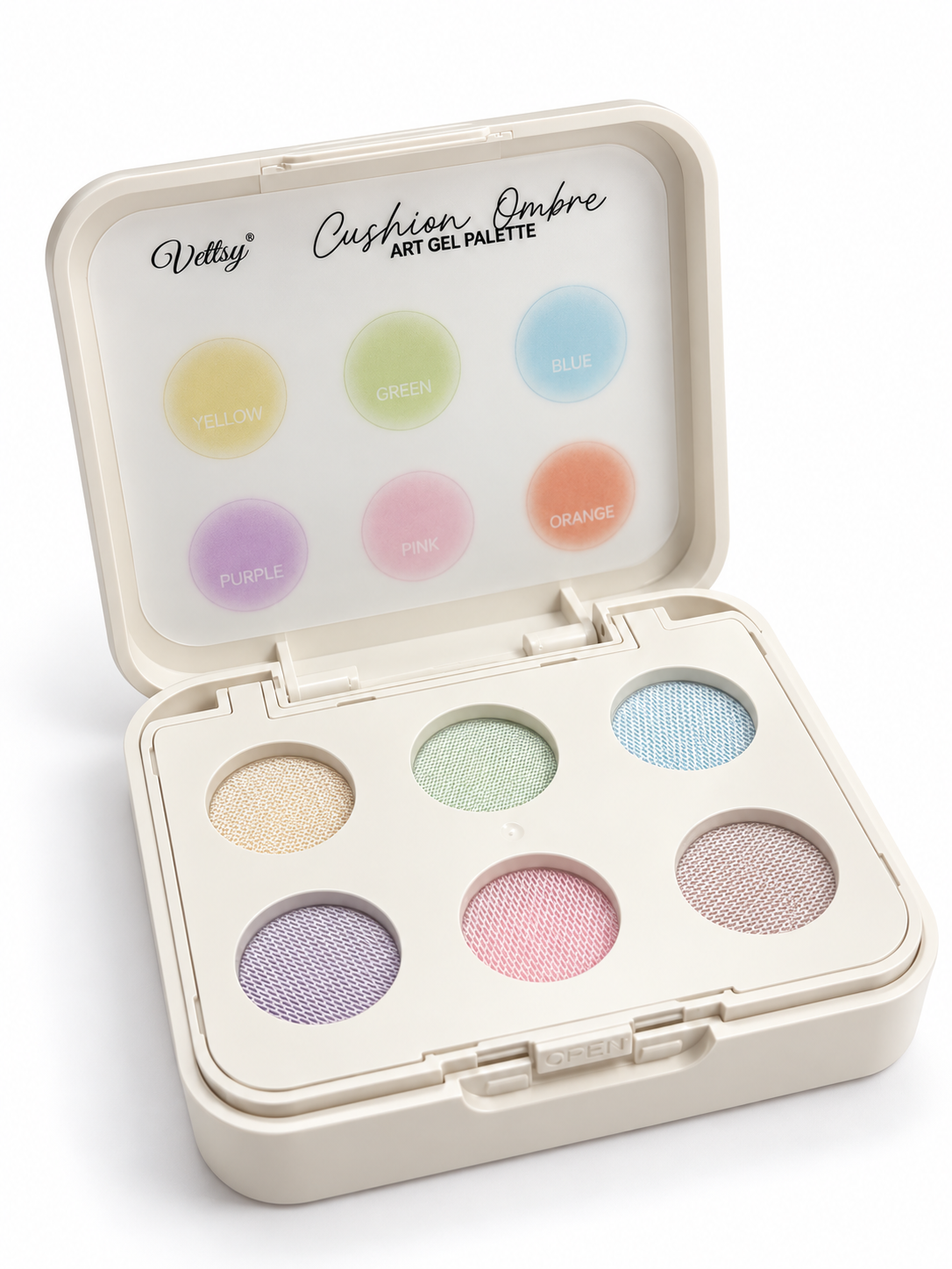Vettsy Cushion Ombre Art Gel Palette-Cotton Candy