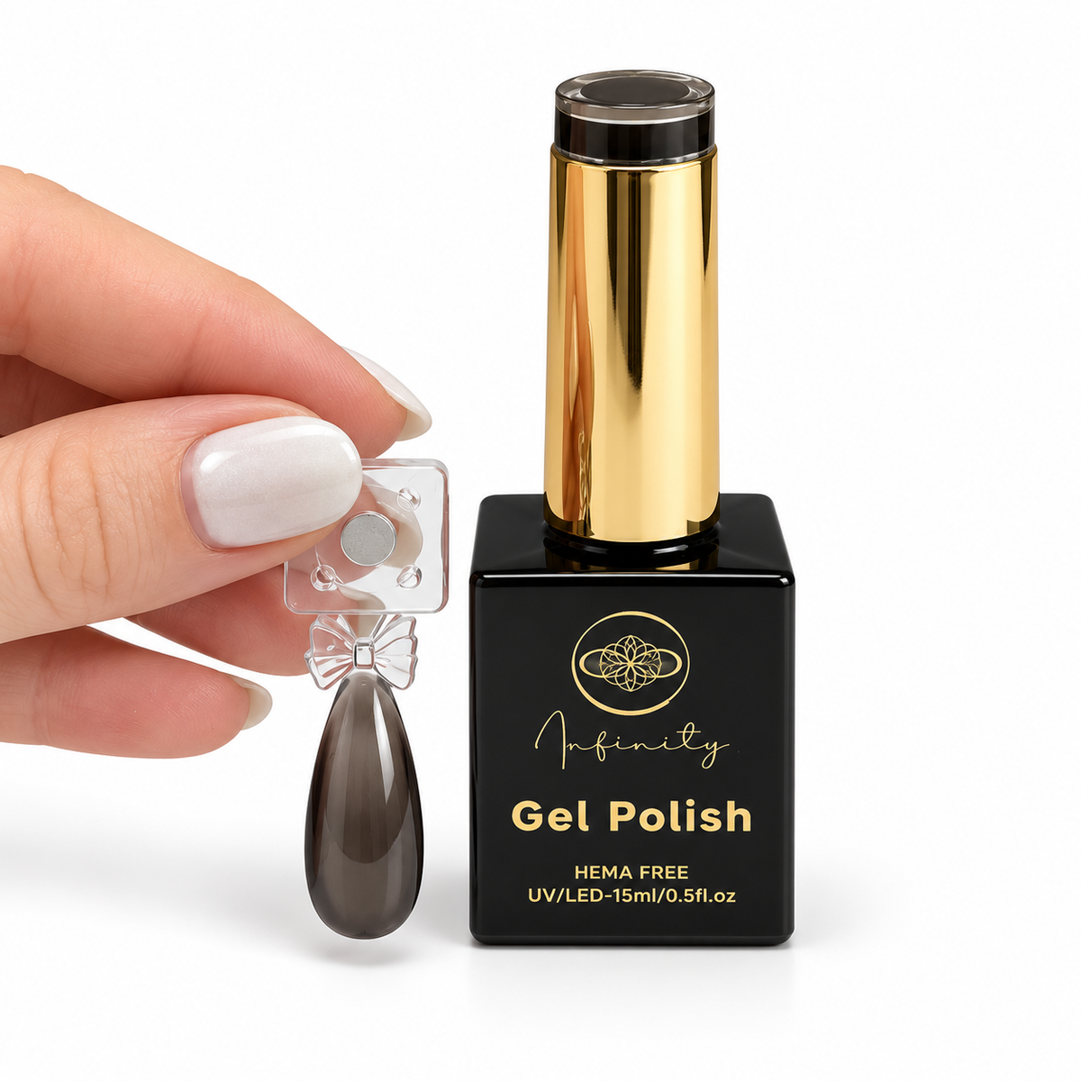 Infinity Gel color Light-Smoked Obsidian