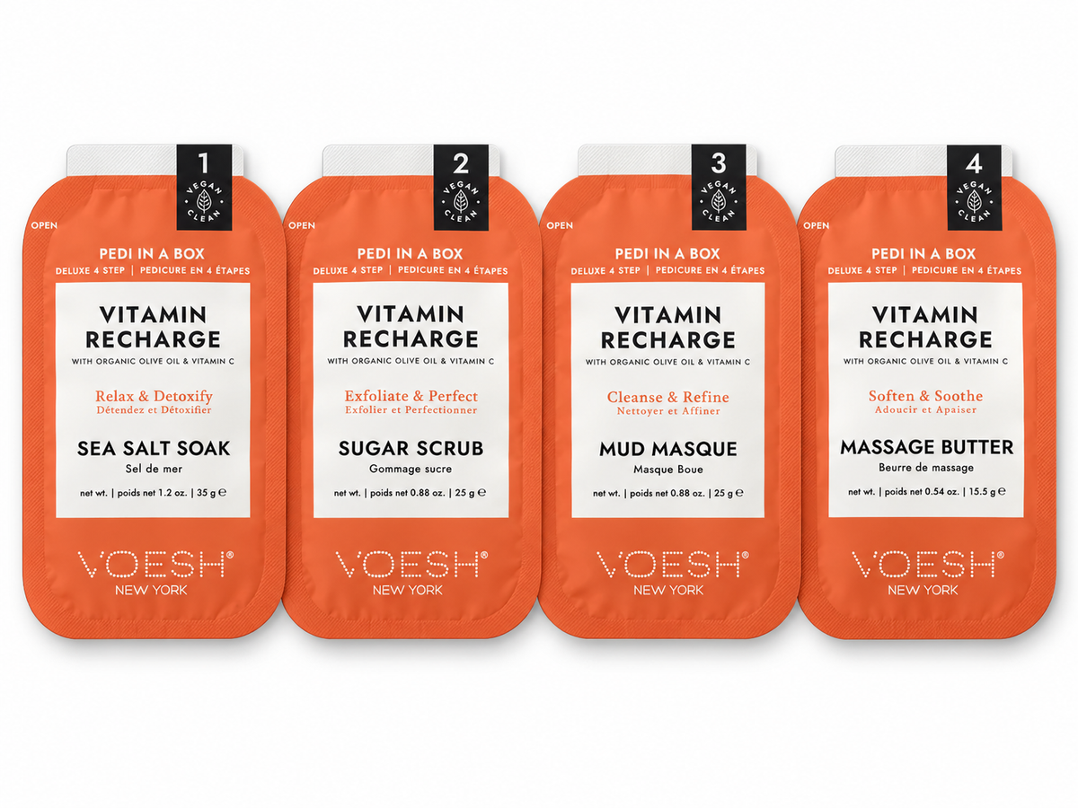 VOESH Pedi in a Box Deluxe 4 Step-Vitamin Recharge